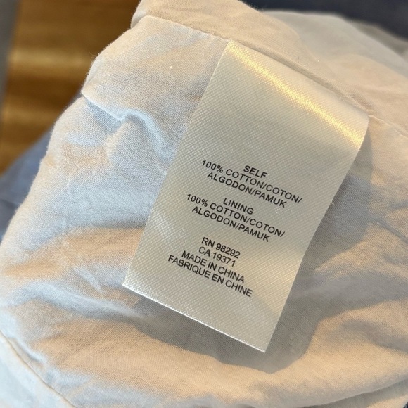 TIBI Women’s size 6 shirt top ruched sleeve. Back zipper. Cotton - Picture 12 of 14